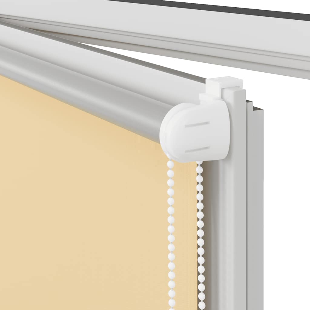 vidaXL Roleta zaciemniająca beżowa 50x150 cm Szerokość tkaniny 45,7 cm