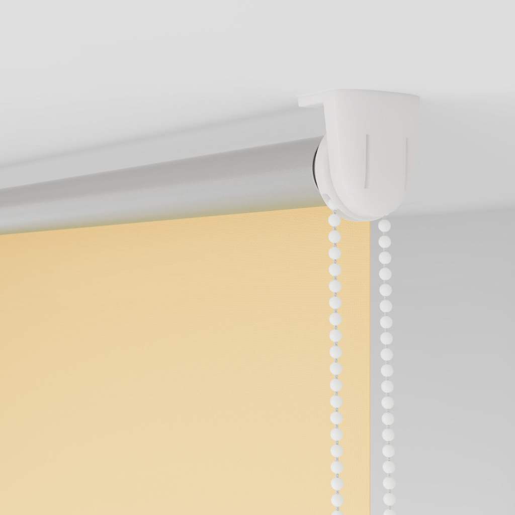 vidaXL Roleta zaciemniająca beżowa 50x150 cm Szerokość tkaniny 45,7 cm