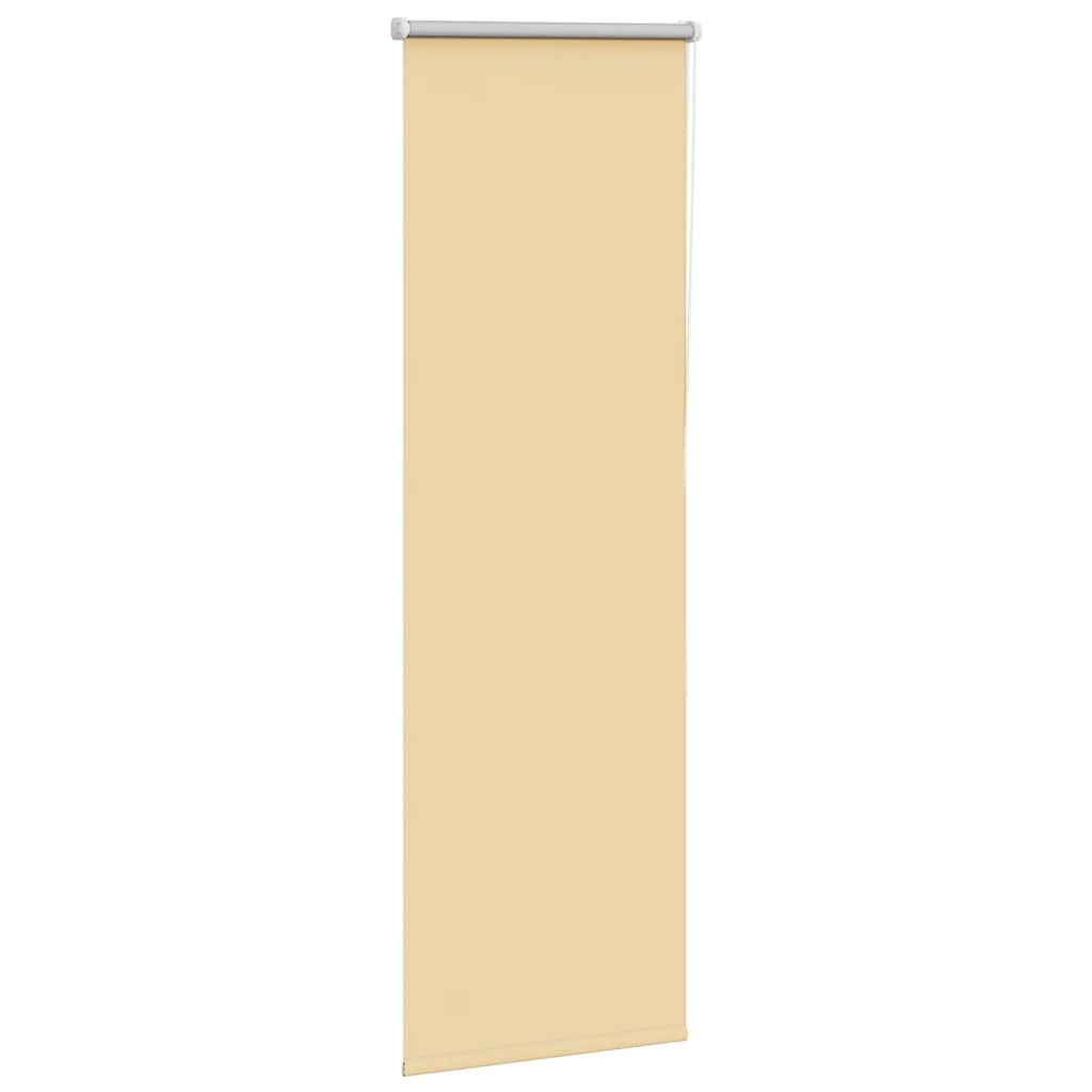 vidaXL Roleta zaciemniająca beżowa 50x150 cm Szerokość tkaniny 45,7 cm