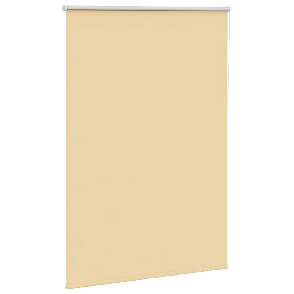 vidaXL Roleta zaciemniająca beżowa 105x150cm Szerokość tkaniny 100,7cm