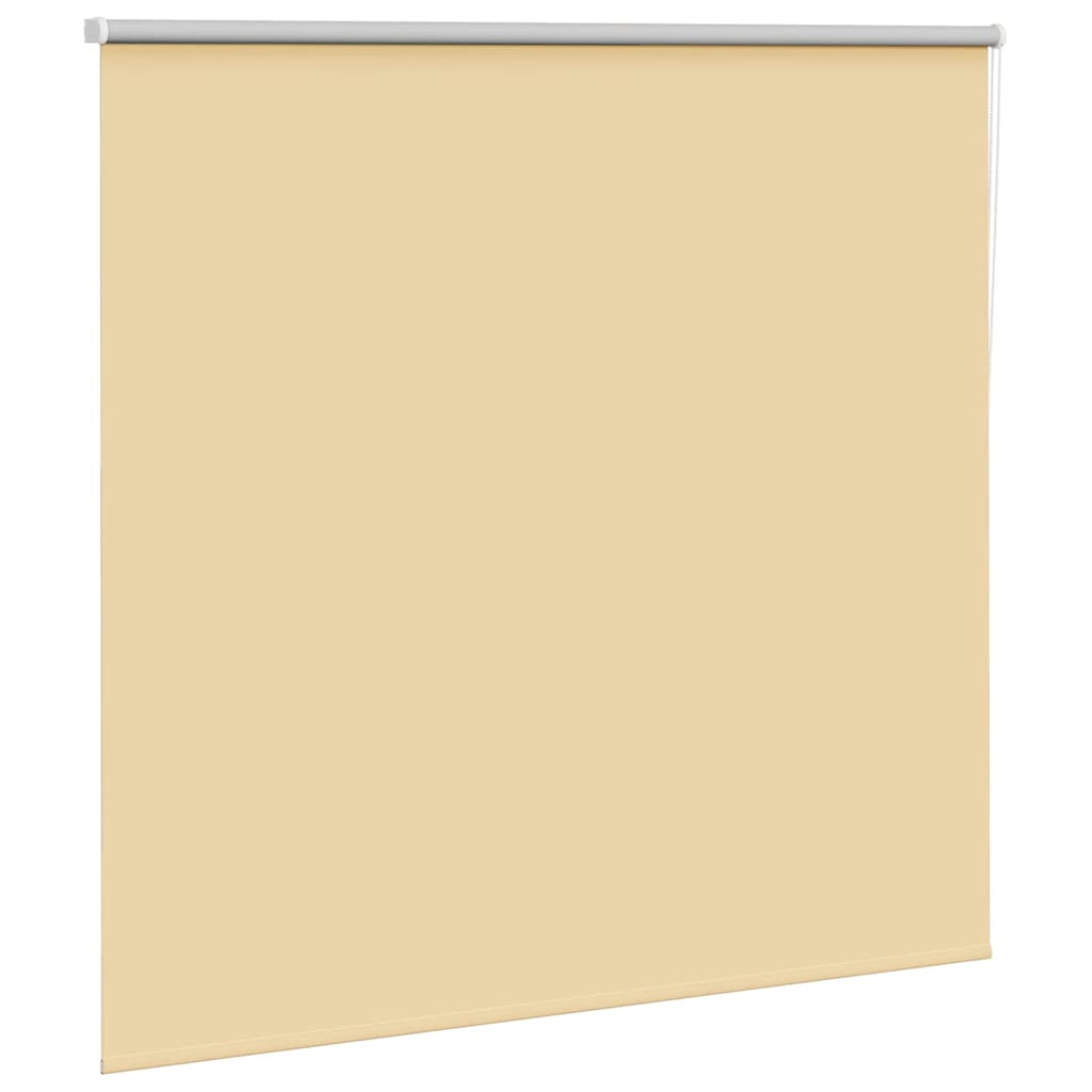 vidaXL Roleta zaciemniająca beżowa 155x150cm Szerokość tkaniny 151,6cm