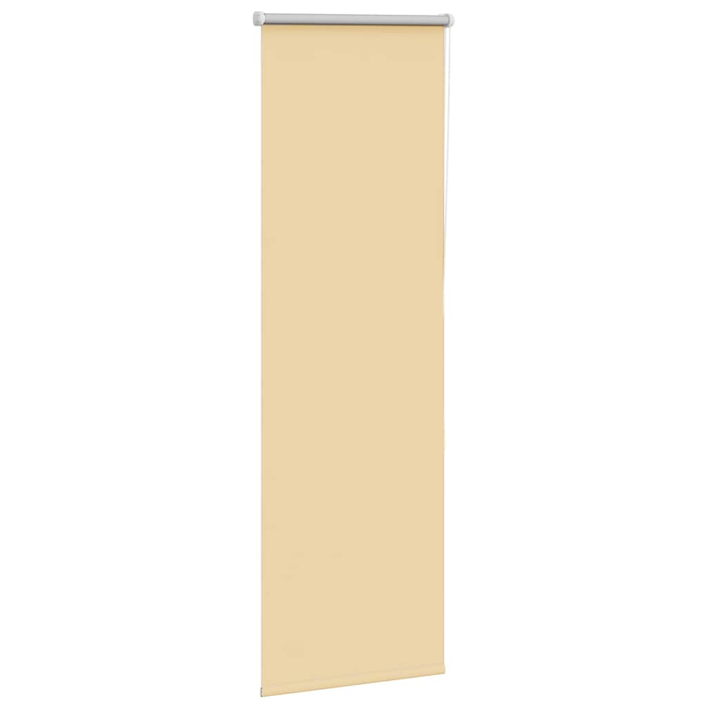 vidaXL Roleta zaciemniająca beżowa 45x175 cm Szerokość tkaniny 40,7 cm