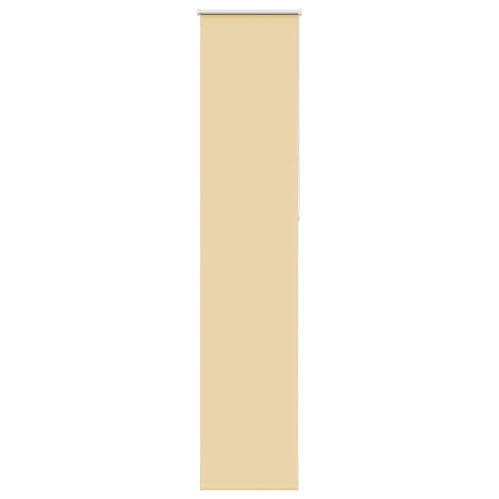 vidaXL Roleta zaciemniająca beżowa 45x210 cm Szerokość tkaniny 40,7 cm