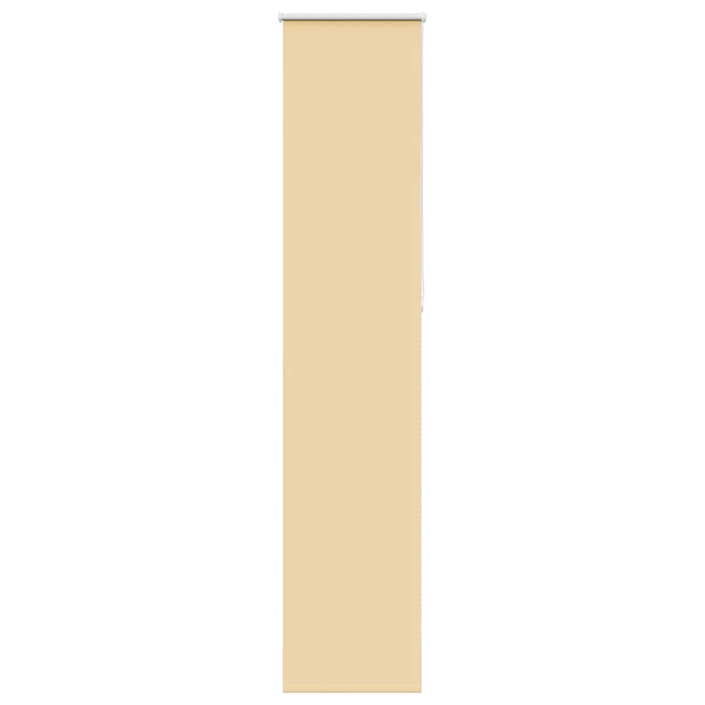 vidaXL Roleta zaciemniająca beżowa 50x210 cm Szerokość tkaniny 45,7 cm