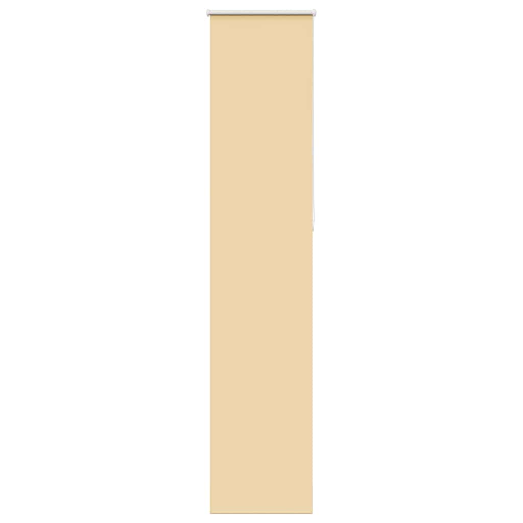 vidaXL Roleta zaciemniająca beżowa 55x210 cm Szerokość tkaniny 50,7 cm