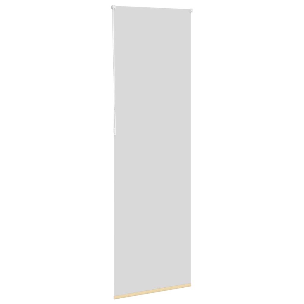 vidaXL Roleta zaciemniająca beżowa 70x210 cm Szerokość tkaniny 65,7 cm
