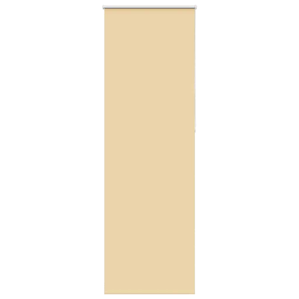 vidaXL Roleta zaciemniająca beżowa 75x210 cm Szerokość tkaniny 70,7 cm