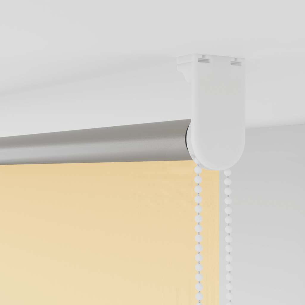 vidaXL Roleta zaciemniająca beżowa 125x210cm Szerokość tkaniny 121,6cm