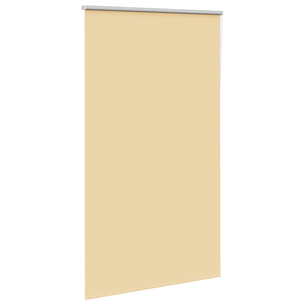 vidaXL Roleta zaciemniająca beżowa 135x210cm Szerokość tkaniny 131,6cm