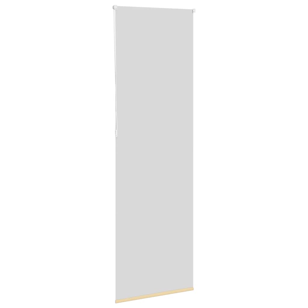 vidaXL Roleta zaciemniająca beżowa 70x230 cm Szerokość tkaniny 65,7 cm