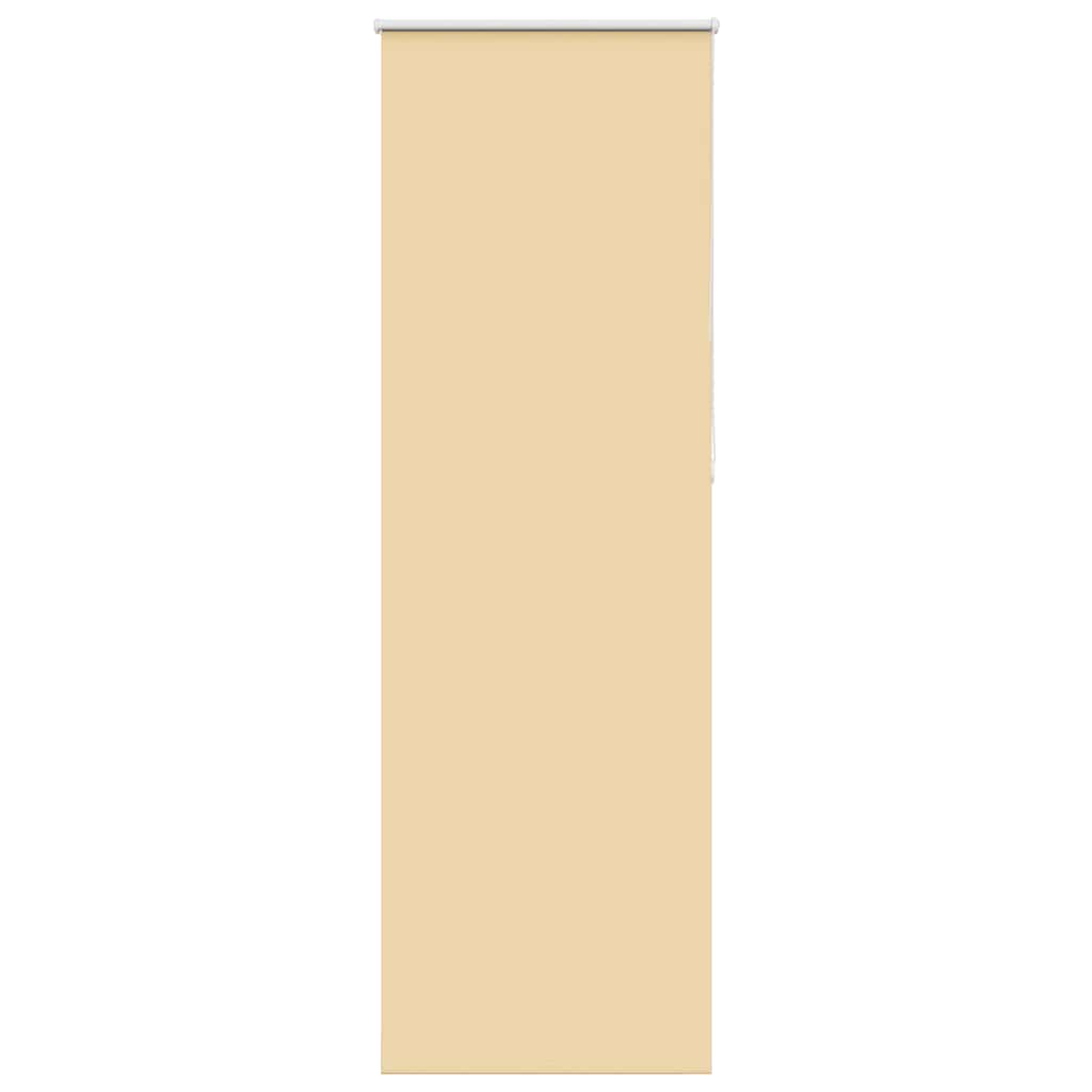 vidaXL Roleta zaciemniająca beżowa 75x230 cm Szerokość tkaniny 70,7 cm