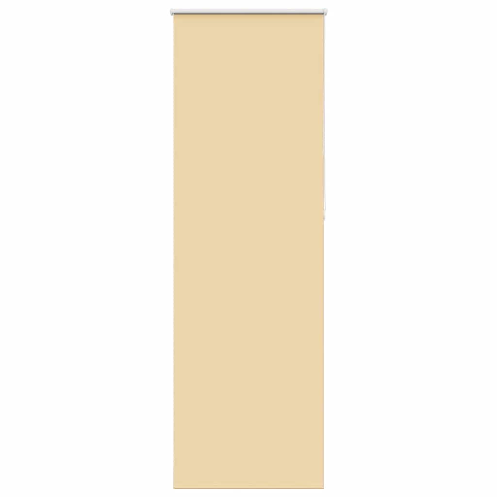 vidaXL Roleta zaciemniająca beżowa 80x230 cm Szerokość tkaniny 75,7 cm