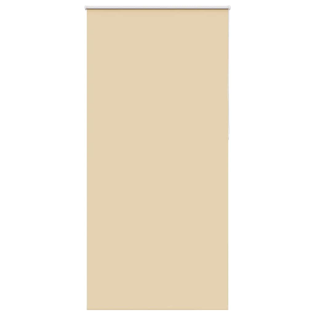 vidaXL Roleta zaciemniająca beżowa 90x230 cm Szerokość tkaniny 85,7 cm