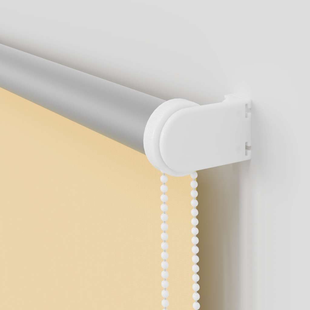 vidaXL Roleta zaciemniająca beżowa 130x230cm Szerokość tkaniny 126,6cm