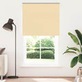 vidaXL Roleta zaciemniająca beżowa 135x230cm Szerokość tkaniny 131,6cm