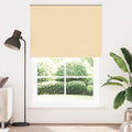 vidaXL Roleta zaciemniająca beżowa 150x230cm Szerokość tkaniny 146,6cm