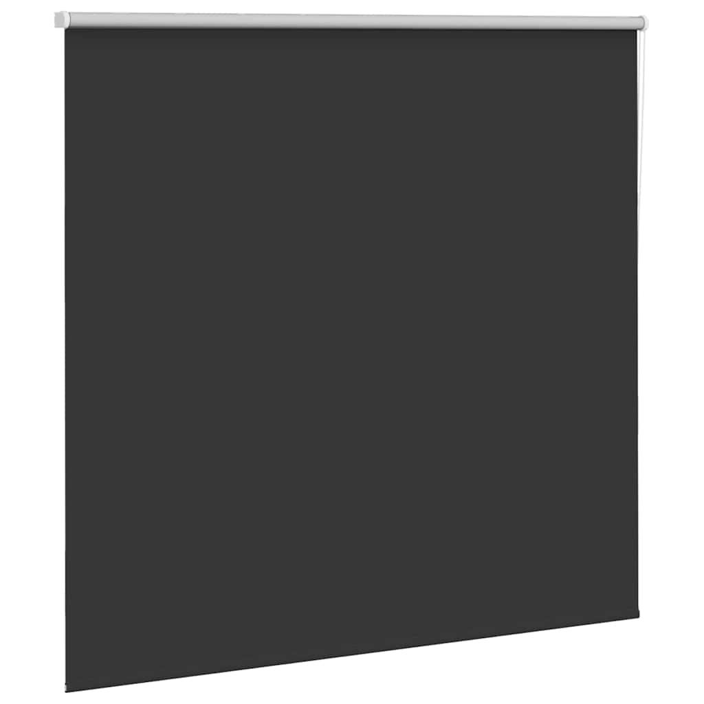 vidaXL Roleta zaciemniająca czarny 155x130cm Szerokość tkaniny 151,6cm