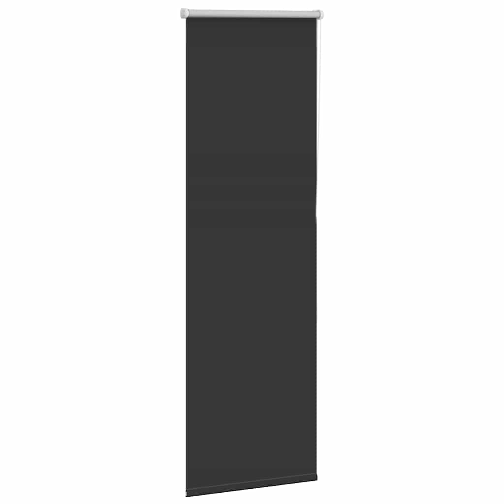 vidaXL Roleta zaciemniająca czarny 40x150 cm Szerokość tkaniny 35,7 cm