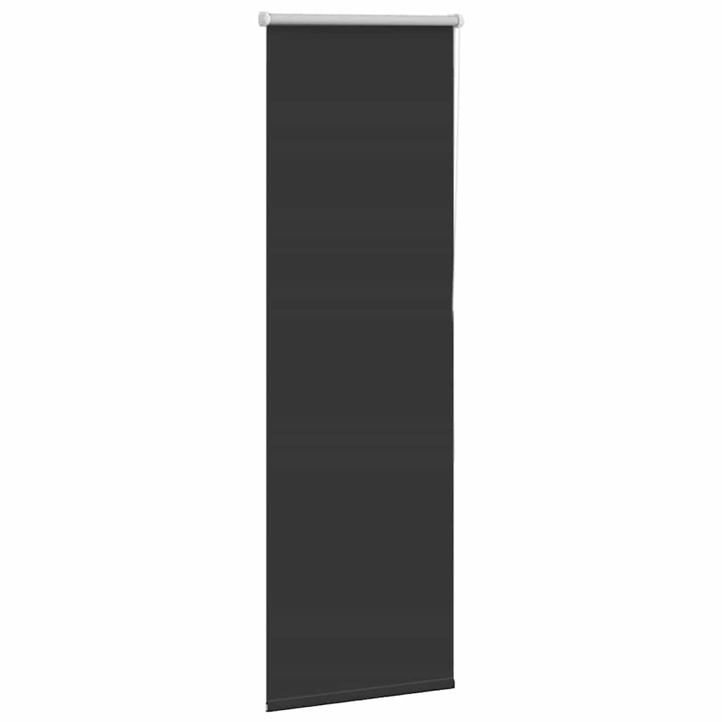 vidaXL Roleta zaciemniająca czarny 60x150 cm Szerokość tkaniny 55,7 cm