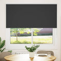 vidaXL Roleta zaciemniająca czarny 155x150cm Szerokość tkaniny 151,6cm