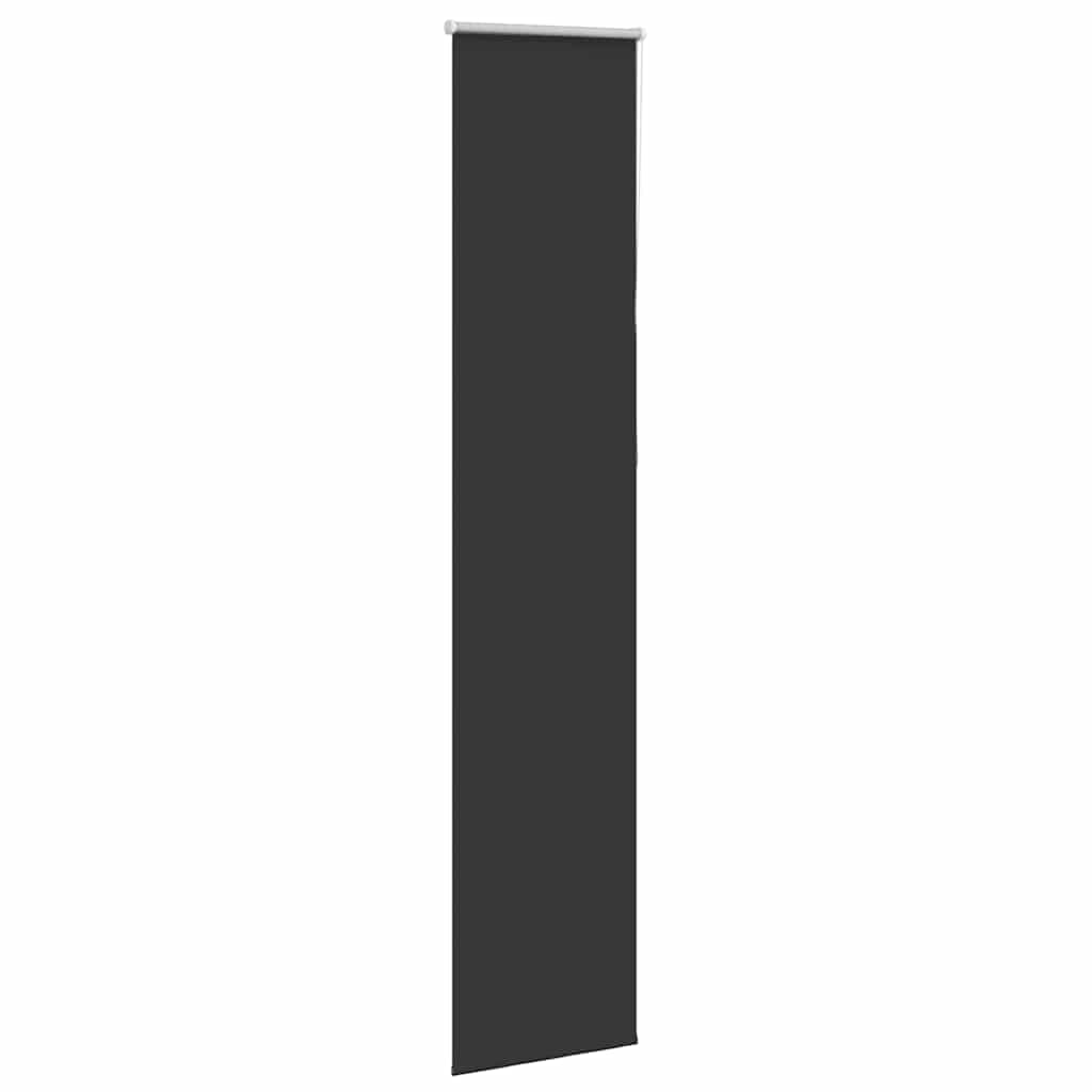 vidaXL Roleta zaciemniająca czarny 60x210 cm Szerokość tkaniny 55,7 cm