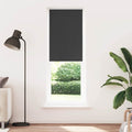 vidaXL Roleta zaciemniająca czarny 85x210 cm Szerokość tkaniny 80,7 cm