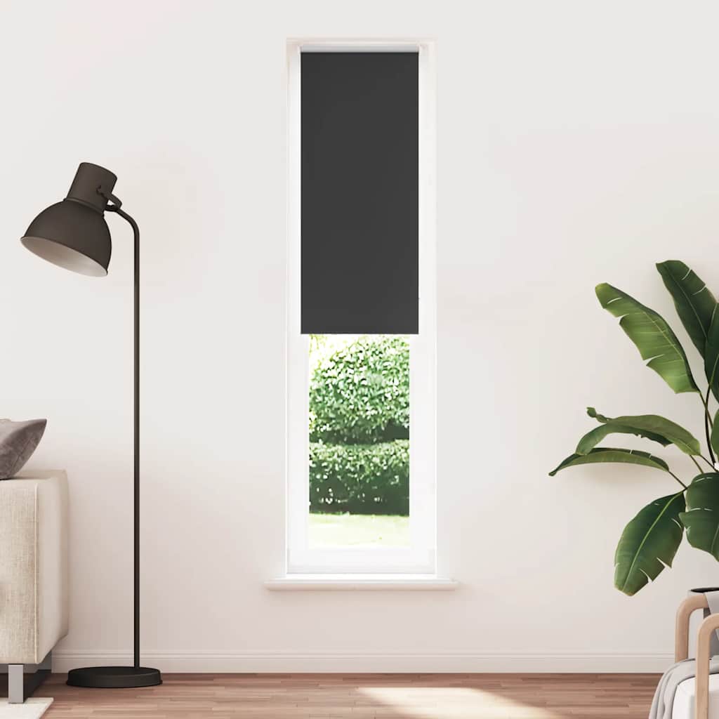 vidaXL Roleta zaciemniająca czarny 50x230 cm Szerokość tkaniny 45,7 cm
