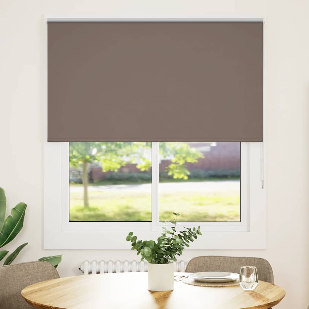 vidaXL Roleta zaciemniająca Coffee 125x130 cm Szerokość tkaniny