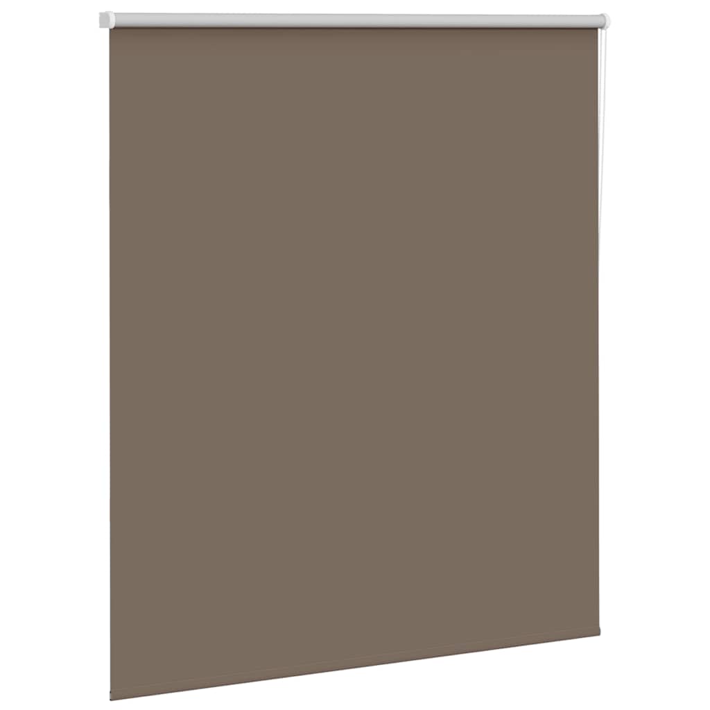 vidaXL Roleta zaciemniająca kawowa 135x130 cm Szerokość tkaniny
