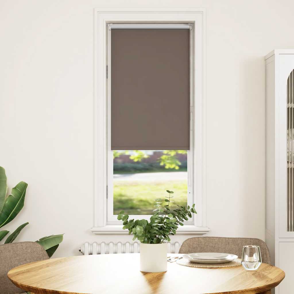 vidaXL Roleta zaciemniająca kawowa 45x150 cm Szerokość tkaniny