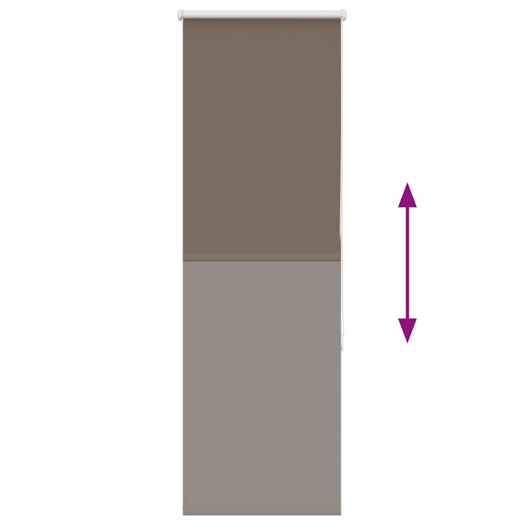 vidaXL Roleta zaciemniająca kawowa 55x150 cm Szerokość tkaniny