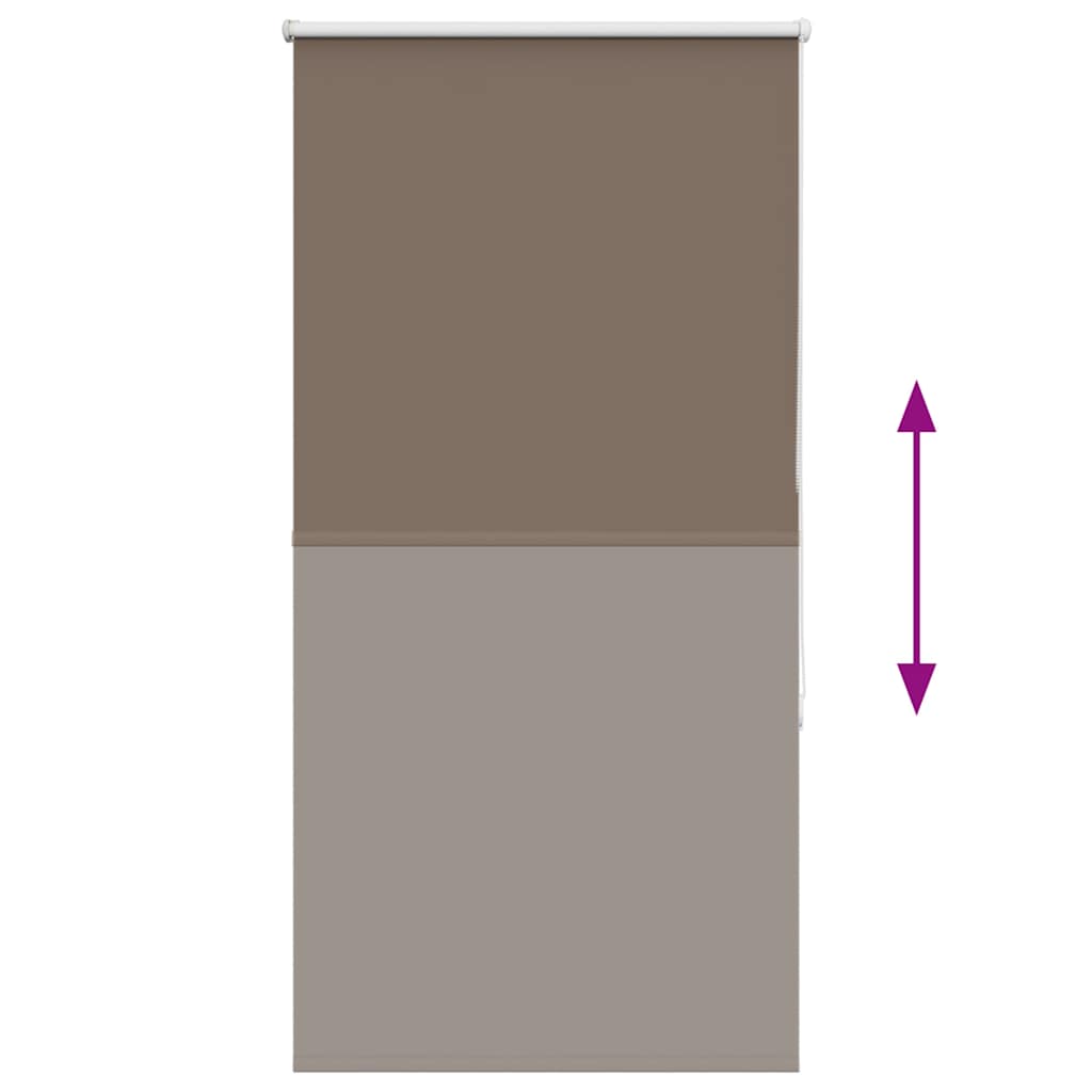 vidaXL Roleta zaciemniająca kawowa 80x150 cm Szerokość tkaniny