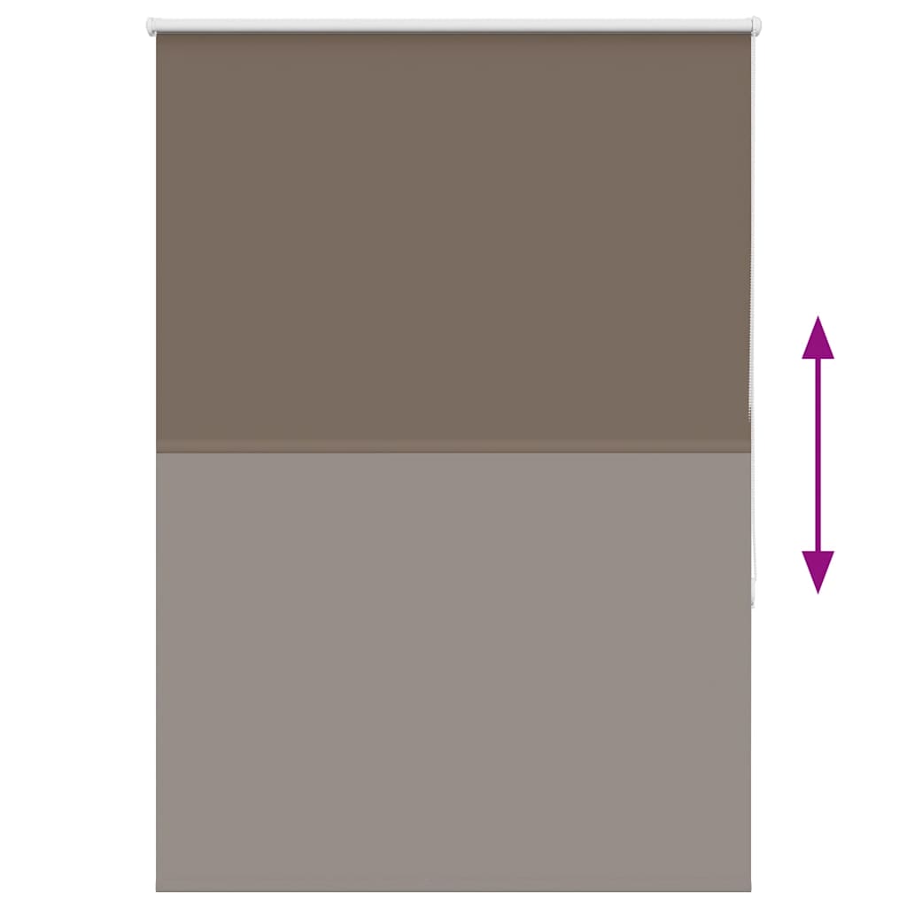 vidaXL Roleta zaciemniająca kawowa 90x150 cm Szerokość tkaniny