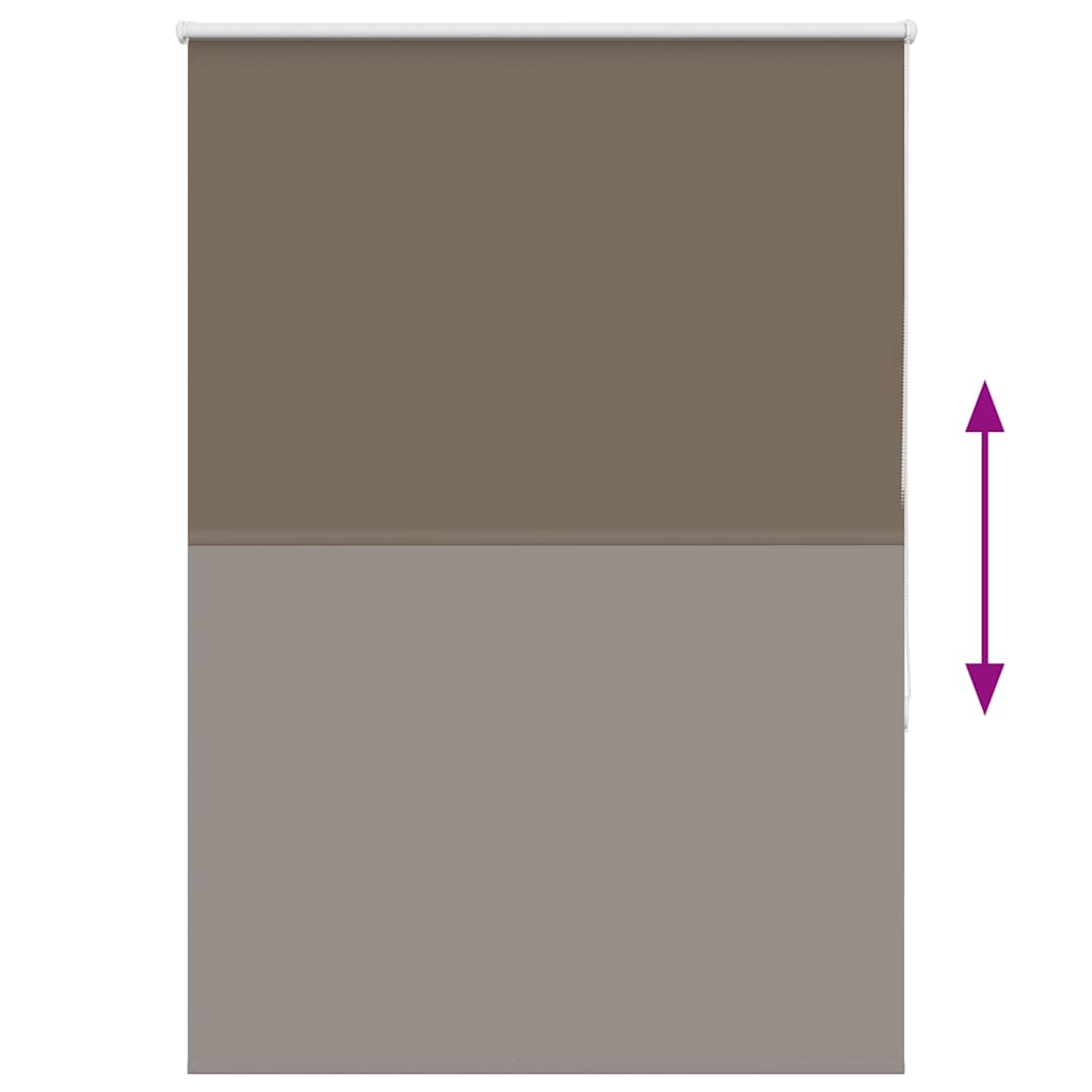 vidaXL Roleta zaciemniająca kawowa 95x150 cm Szerokość tkaniny