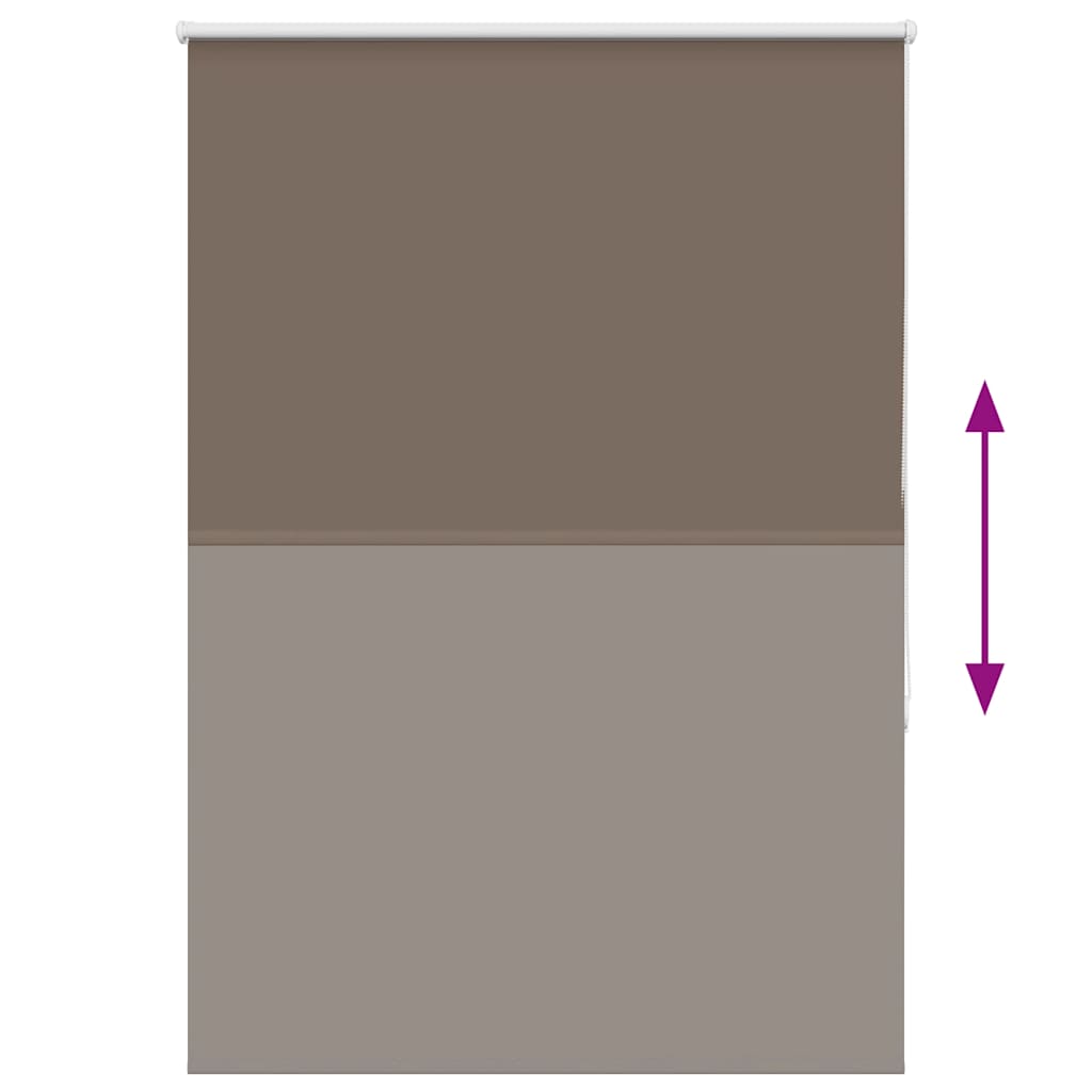 vidaXL Roleta zaciemniająca Coffee 115x150 cm Szerokość tkaniny
