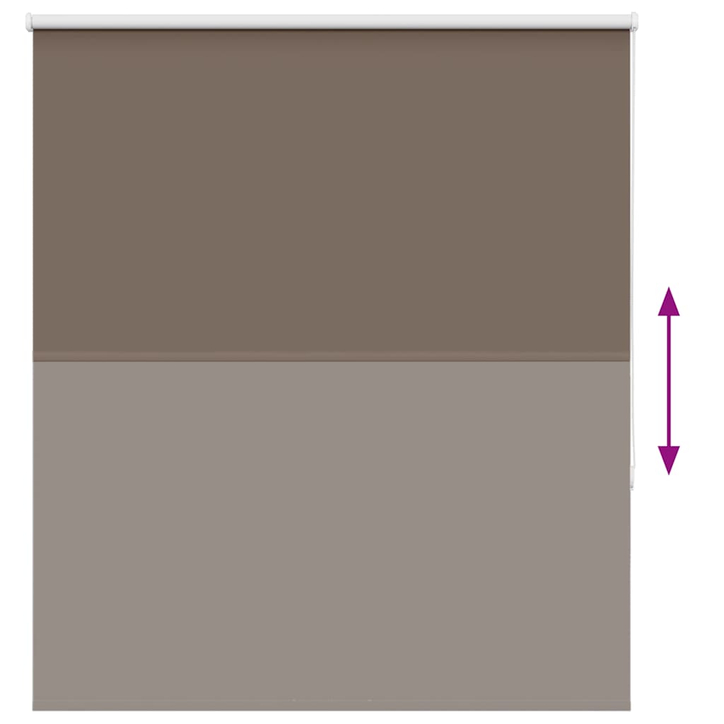 vidaXL Roleta zaciemniająca kawowa 135x150 cm Szerokość tkaniny
