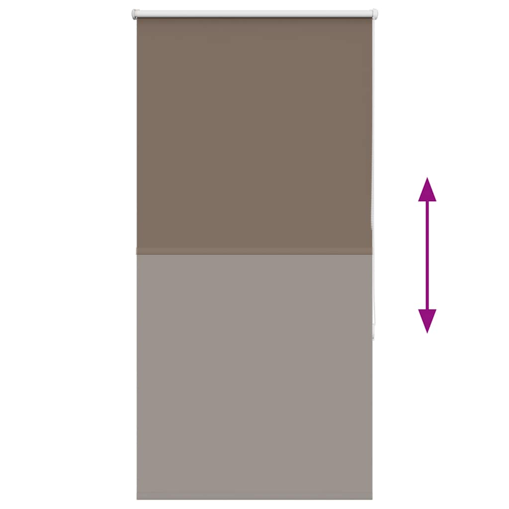 vidaXL Roleta zaciemniająca kawowa 65x175 cm Szerokość tkaniny