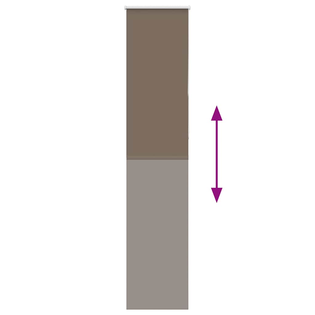 vidaXL Roleta zaciemniająca Coffee 55x210 cm Szerokość tkaniny