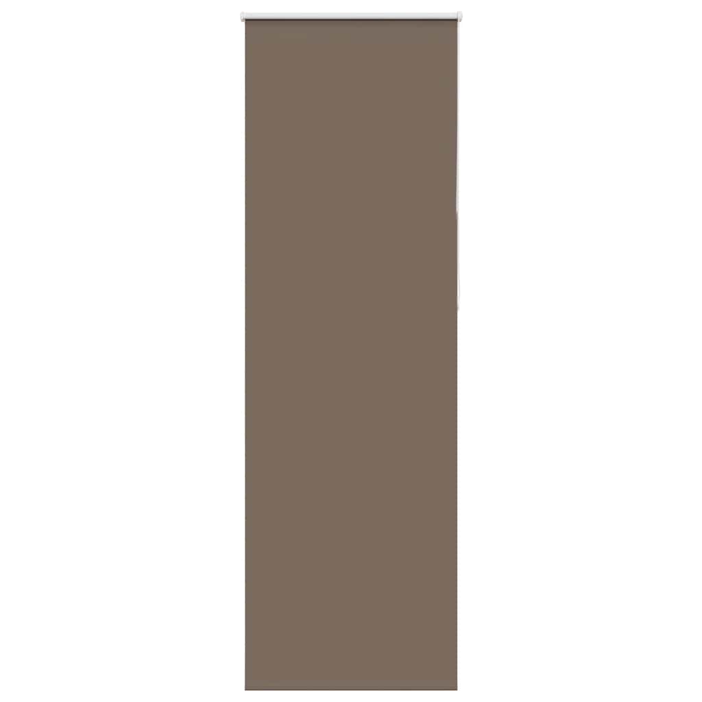 vidaXL Roleta zaciemniająca kawowa 85x210 cm Szerokość tkaniny