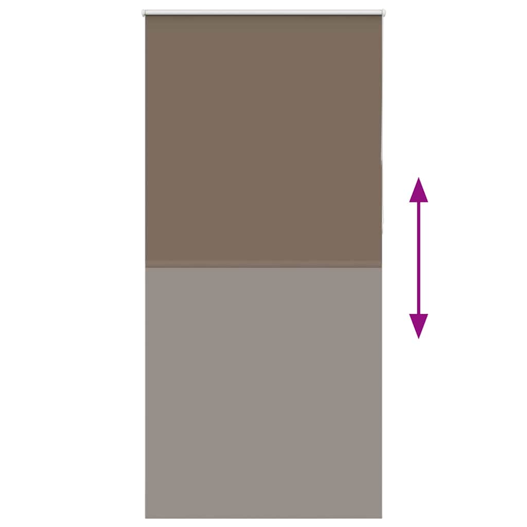 vidaXL Roleta zaciemniająca Coffee 115x210 cm Szerokość tkaniny