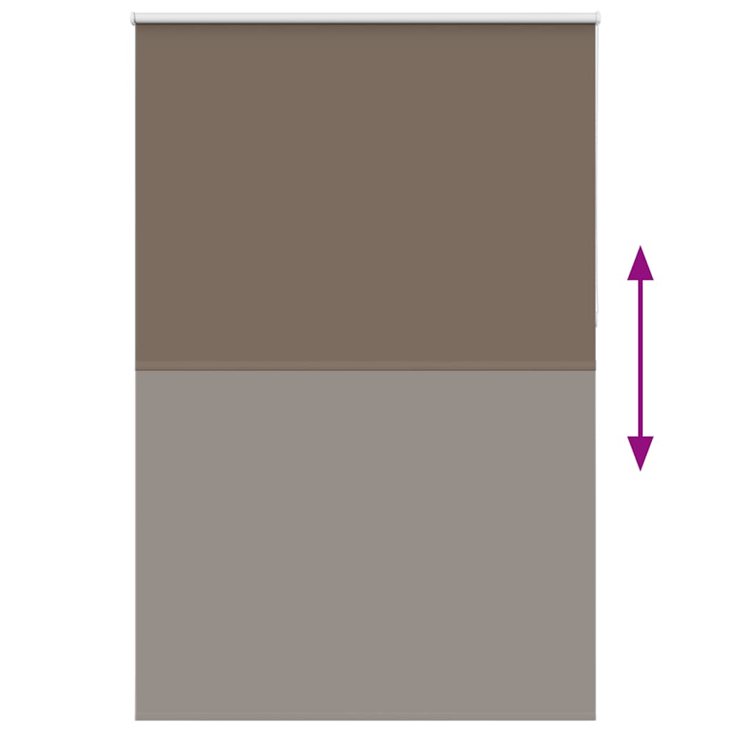 vidaXL Roleta zaciemniająca Kawowa 150x210 cm Szerokość tkaniny