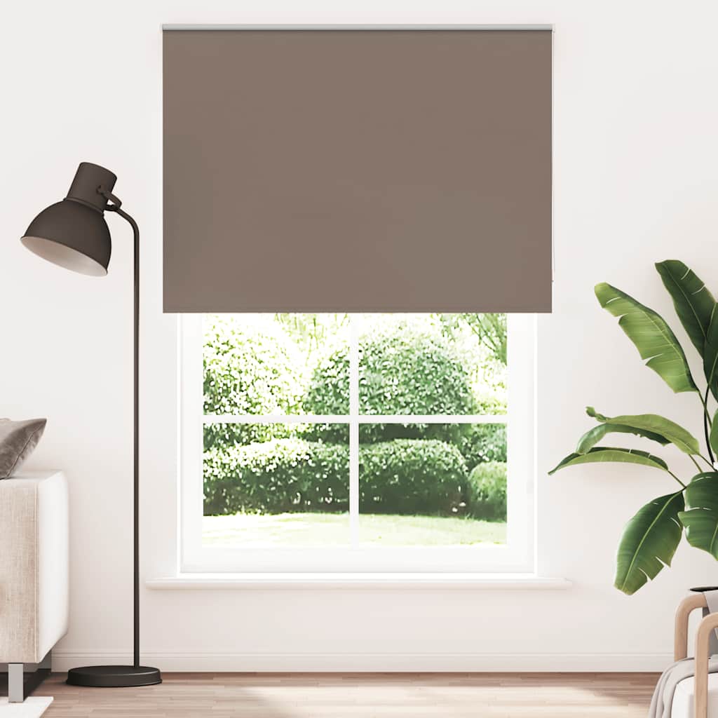 vidaXL Roleta zaciemniająca kawowa 155x210 cm Szerokość tkaniny