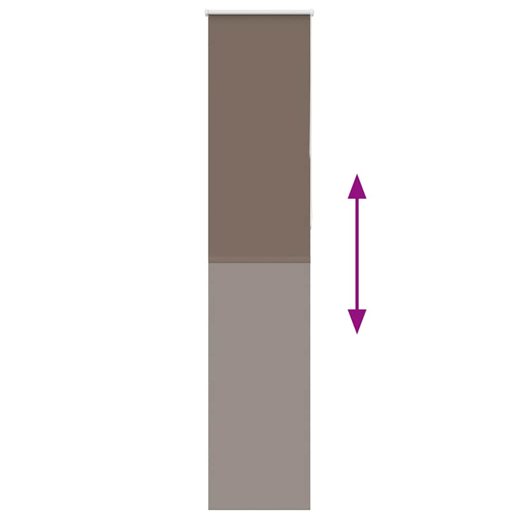 vidaXL Roleta zaciemniająca Coffee 50x230 cm Szerokość tkaniny