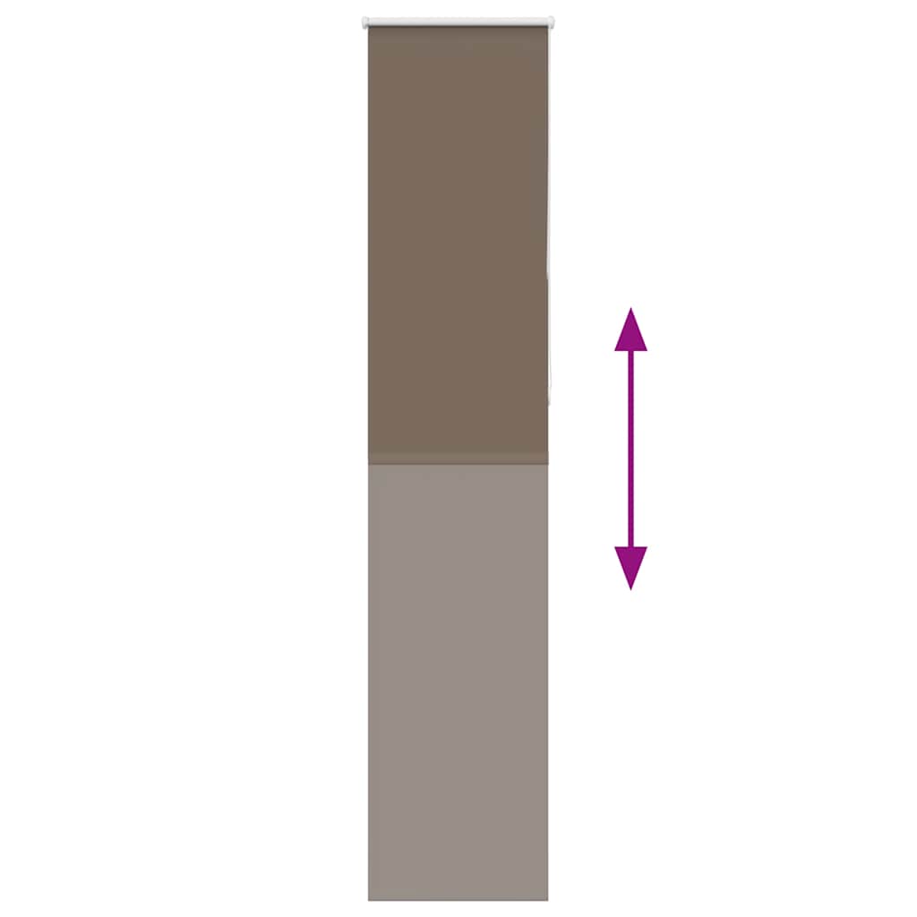vidaXL Roleta zaciemniająca Coffee 55x230 cm Szerokość tkaniny