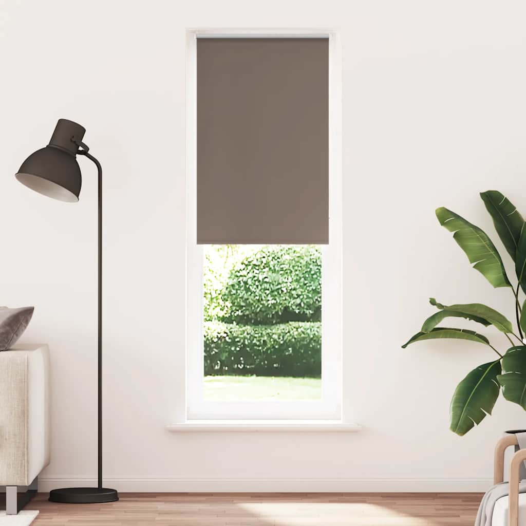 vidaXL Roleta zaciemniająca kawowa 75x230 cm Szerokość tkaniny
