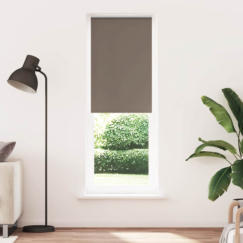vidaXL Roleta zaciemniająca kawowa 85x230 cm Szerokość tkaniny