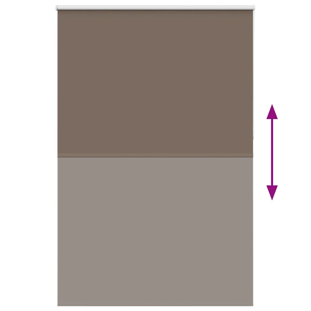 vidaXL Roleta zaciemniająca kawowa 150x230 cm Szerokość tkaniny