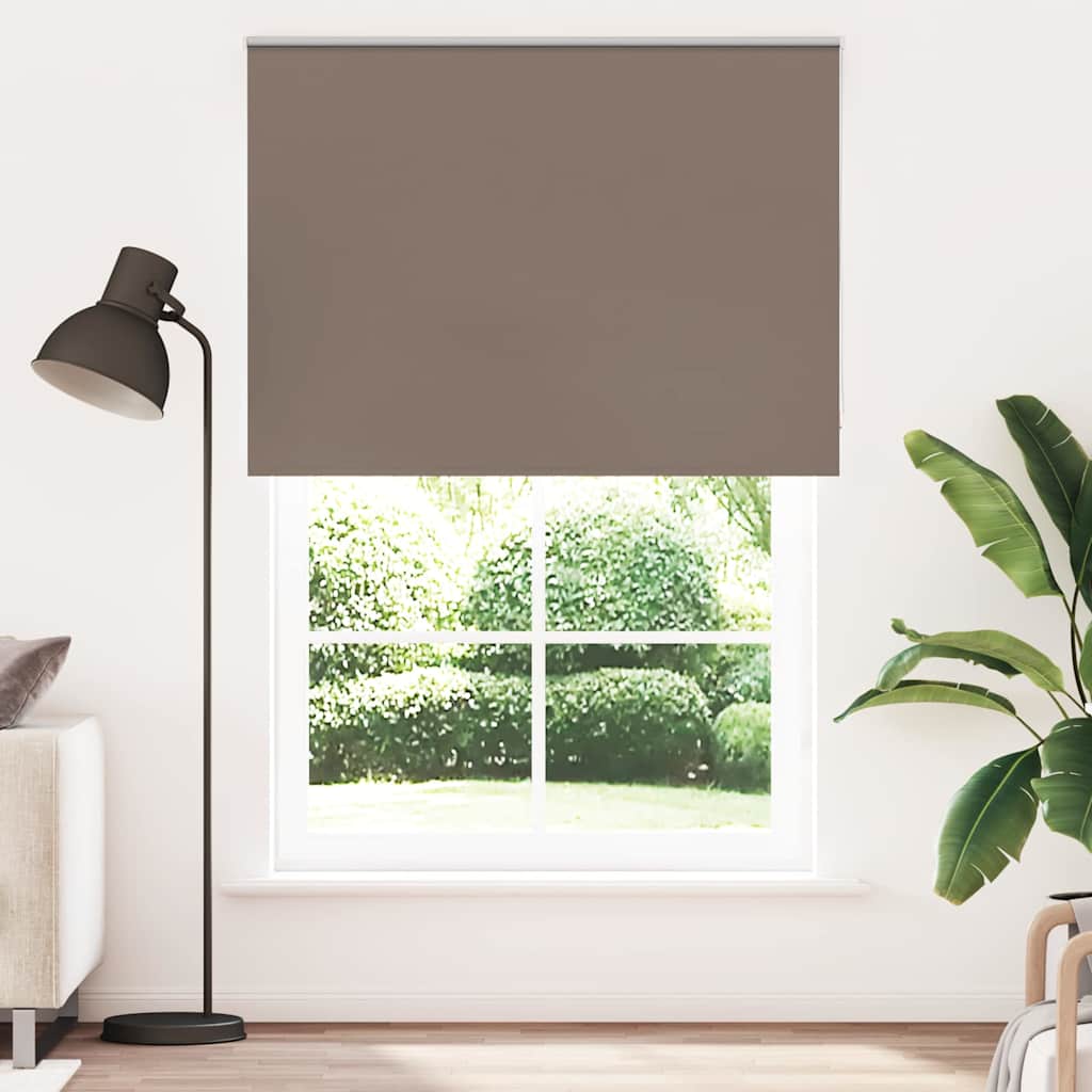vidaXL Roleta zaciemniająca kawowa 155x230 cm Szerokość tkaniny