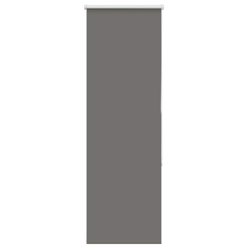 vidaXL Roleta zaciemniająca szara 40x130 cm Szerokość tkaniny 35,7 cm