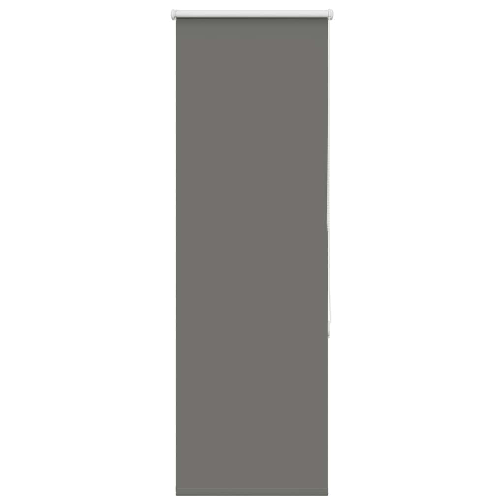 vidaXL Roleta zaciemniająca szara 50x130 cm Szerokość tkaniny 45,7 cm